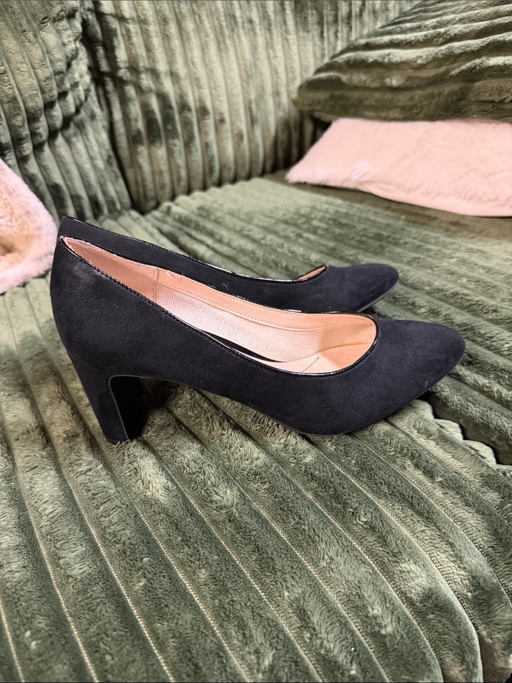 Women’s Black Suede Heels